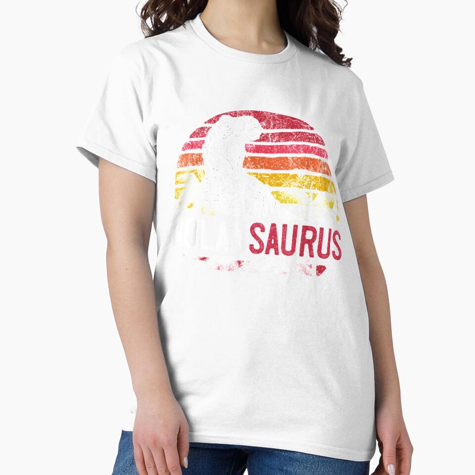 Nolan Saurus Funny Personalized Dinosaur T Rex Name Gift by charissamo77