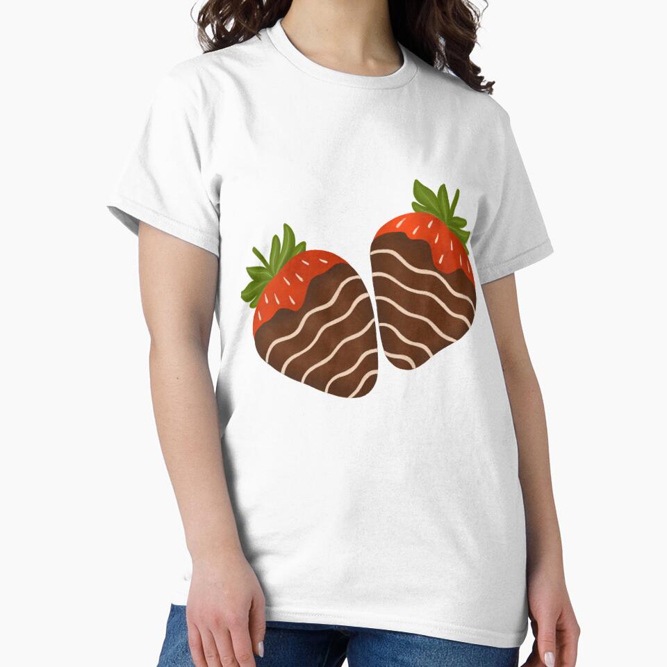 Chocolate Covered Strawberries | Hand-Painted Berries & Flower Graphics for Scrapbooking & Design by Katarzyna Dembek