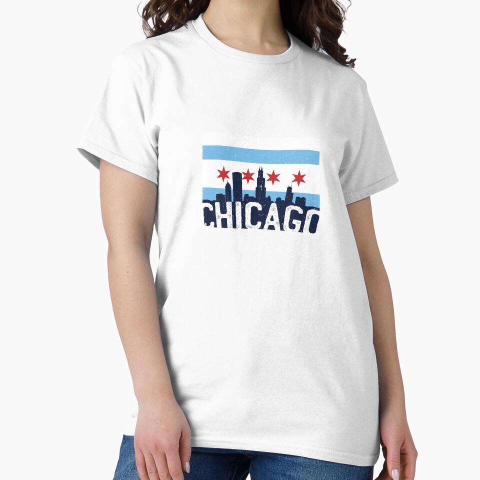 Chicago USA Skyline Design by DavinciStore21