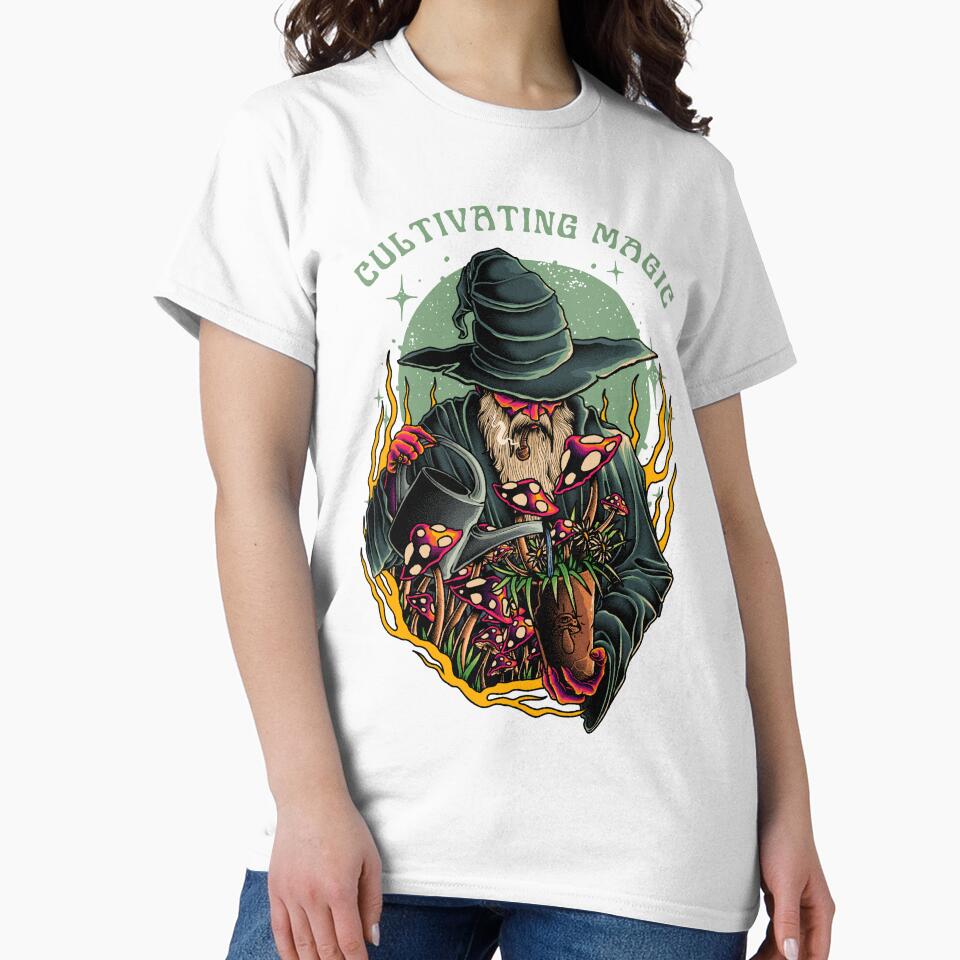Garden Wizard Cultivating Nature Mushroom Garden Magical by alxmd