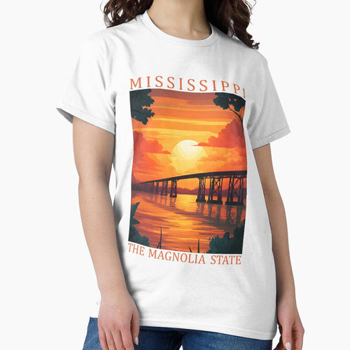 24 Mississippi Travel Poster by Lucy Goosy Art