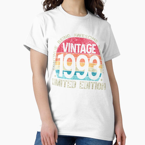 28th Birthday Retro Limited Edition 1993 Vintage Birthday by lolahomya
