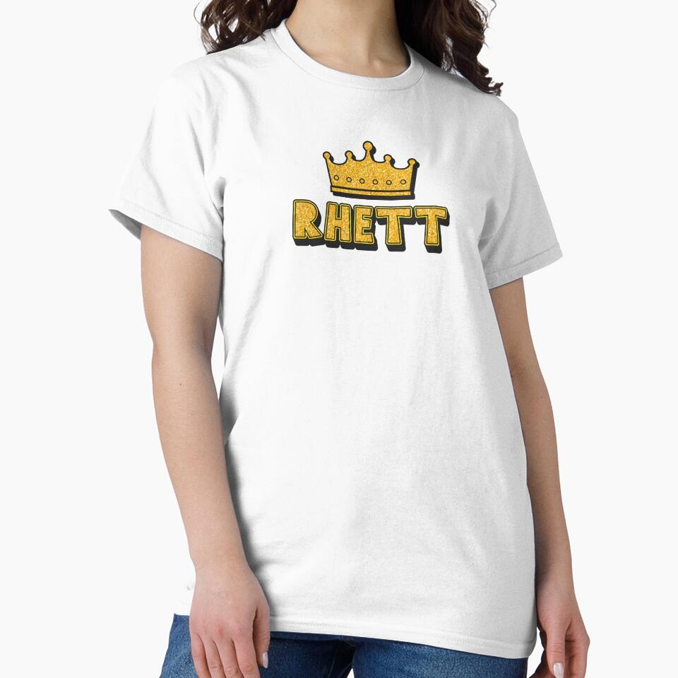 Rhett Personalized Name With Crown - Cool & Funny Custom Gift for Men and Boys by Oussinc
