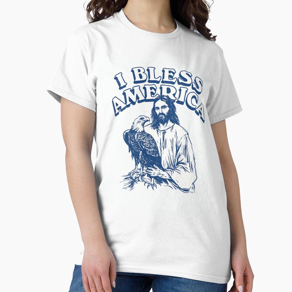 I Bless America Funny Patriotic Humor by Dujosufot