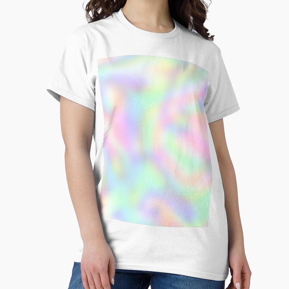 Pastel Holographic rainbow gradient aesthetic by FreshPrintini