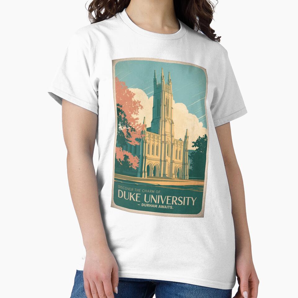 Durham Vintage Travel Poster by TravelerRat