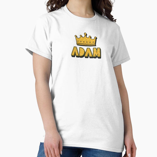 Adam Personalized Name With Crown - Cool & Funny Custom Gift for Men and Boys by Oussinc