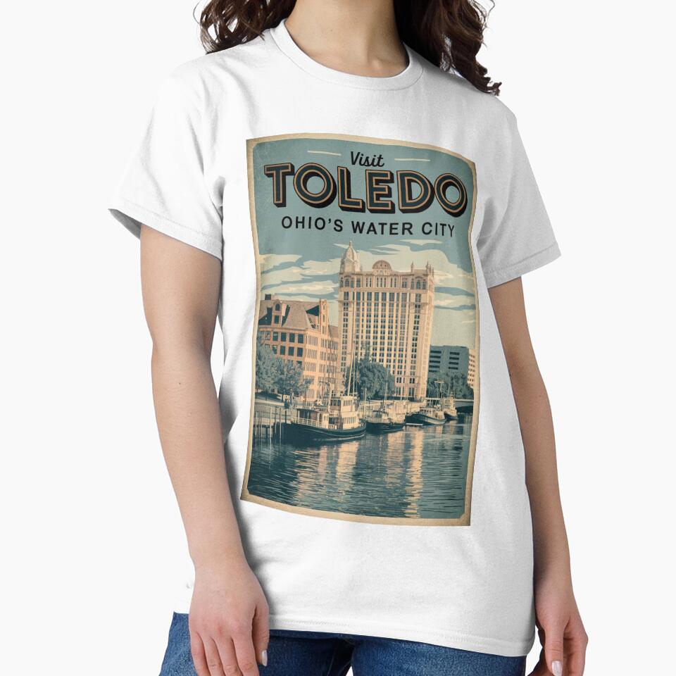 Toledo Vintage Travel Poster by TravelerRat