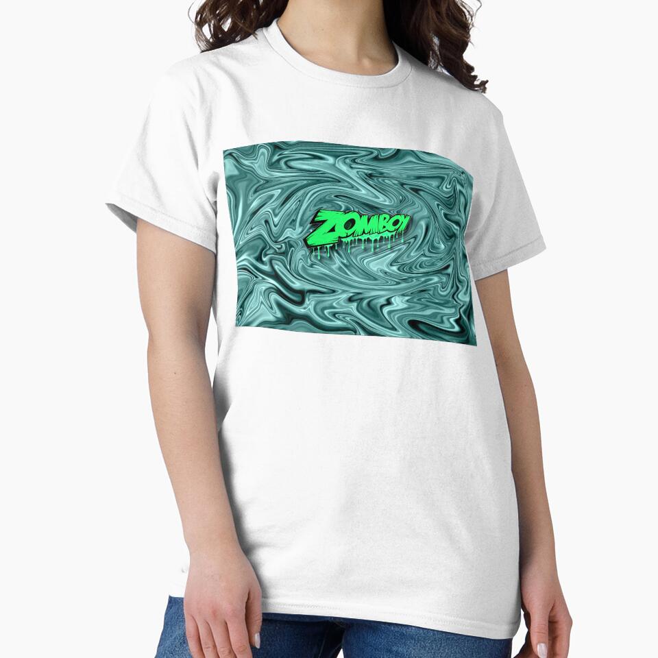 Zomboy Festival Flag Fanart Psychedelic Swirling Green Mist by FestDrip