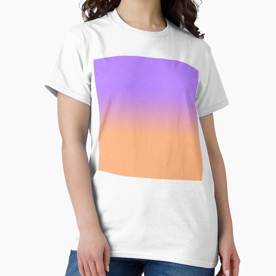 Cool Sunrise Peach and Purple Gradient by Kodexstore