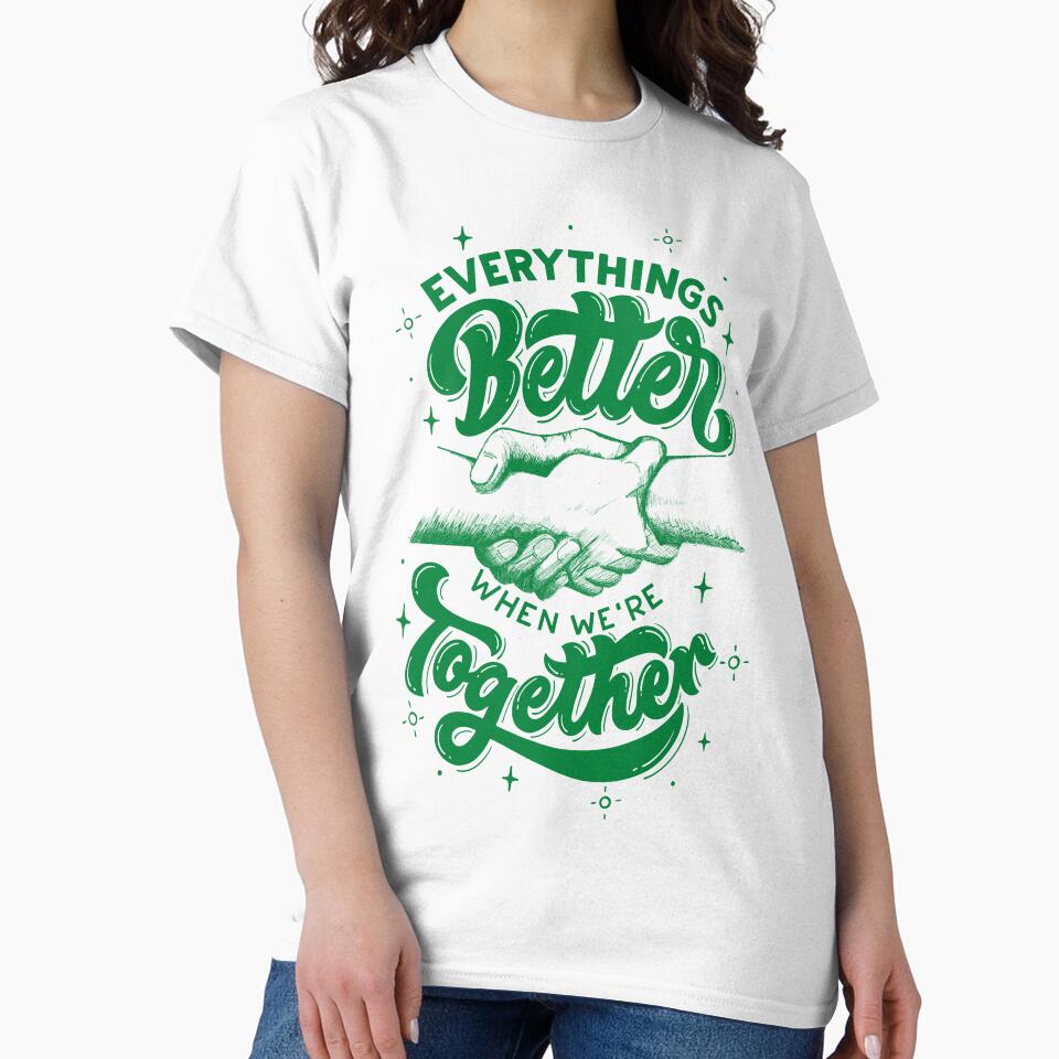 "Together We Make Everything Better: Unique Design Available Now" by Gomawidesigns