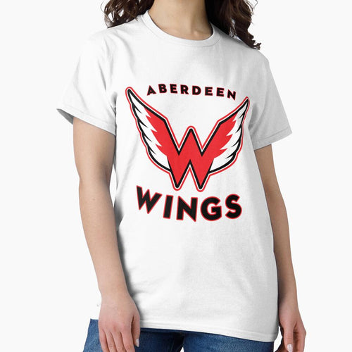 Aberdeen Wings Hockey Style Logo by AMBERBUFORD