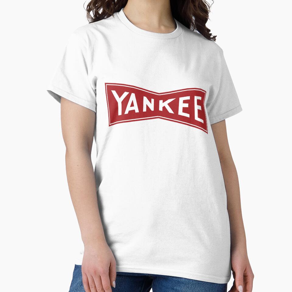 Vintage Yankee metal emblem 1950s -1960s - red print by retropetrol