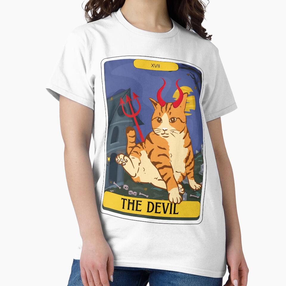Tarot Card Tiger Cat The Devil by BettySpicer