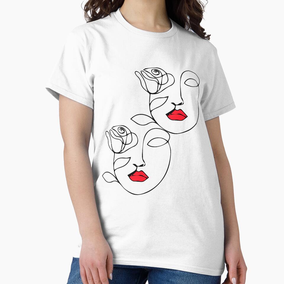 Faces Line Art Classic by saidaone