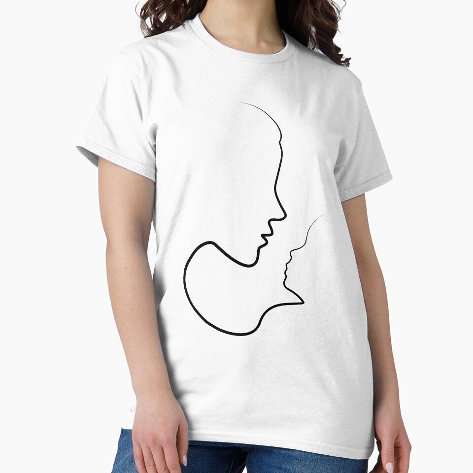 Mother And Baby | One Line Art | Minimal Art | One Line Artist | Minimalist by One-Line-Artist