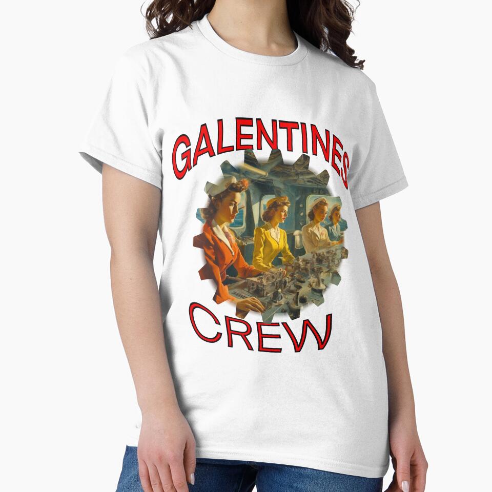 The Galentines crew on submarine on Galentines day and Galentines party, gift idea for Galentines day by sailorsam1805