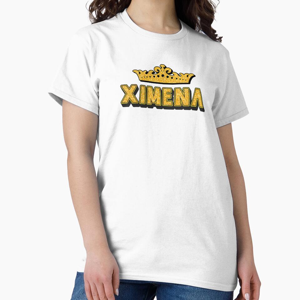 Ximena Personalized Funny Custom Name Crown Design by Watsonarts