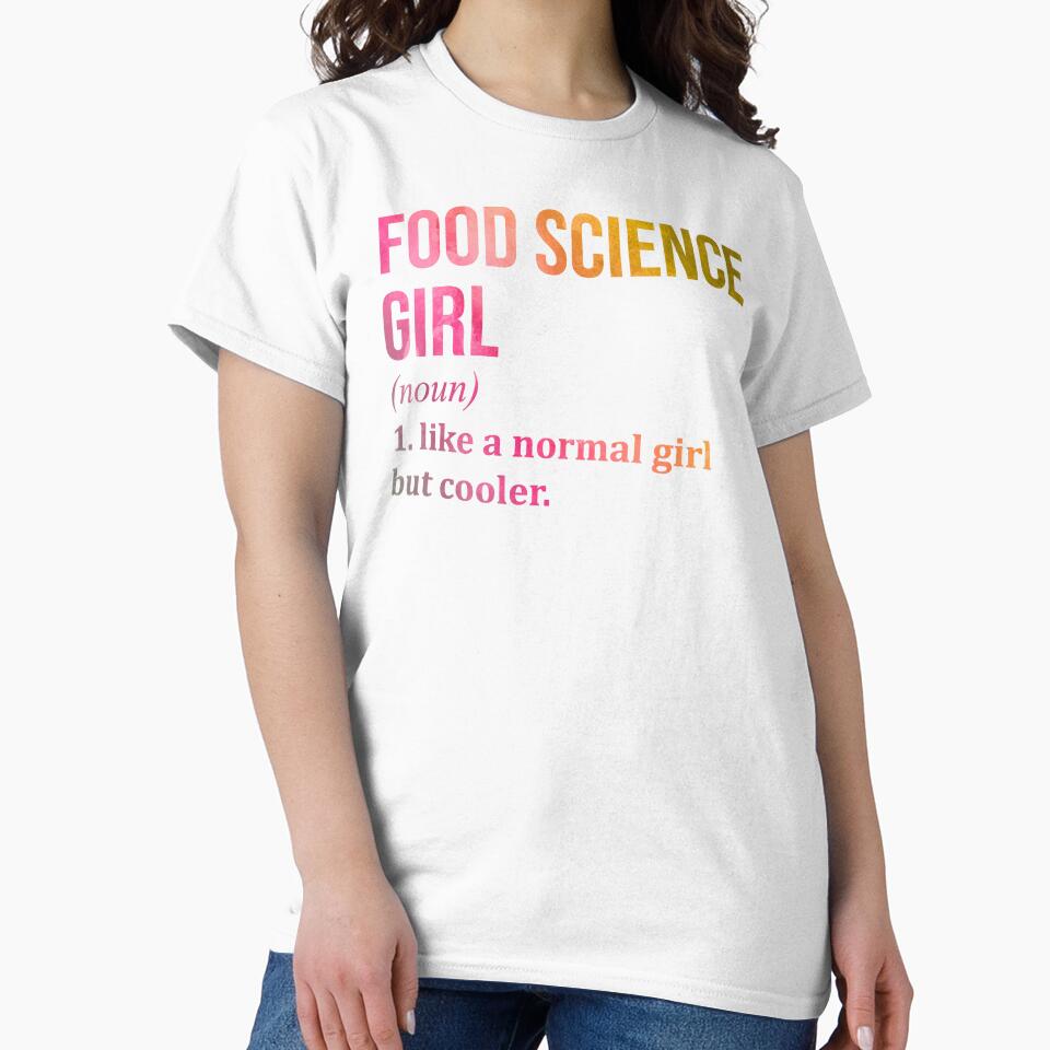 Food Science Girl Definition Food Scientist in Watercolor by XCIV