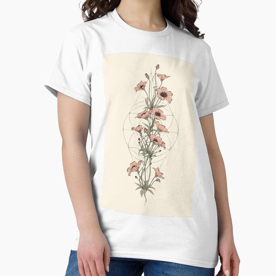 Sacred Linework Florals by AbstractAnom
