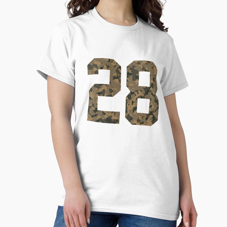 Army Camouflage Number 28 - Sports Numbers by NECHSTORE