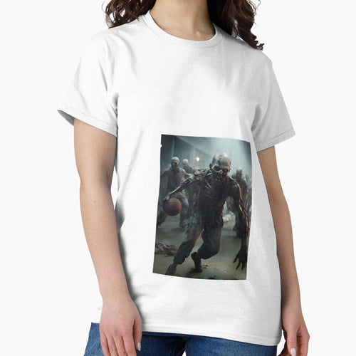 a group of zombies playing a game of basketball by Dark Fantasy Store