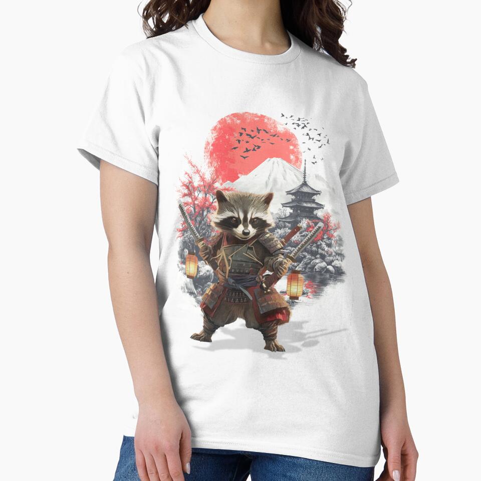 Samurai Raccoon by The Imaginarium of a Quirky Jose