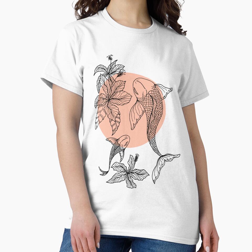 Koi Fish Hand Drawn by mariazegena