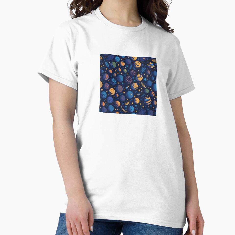 Planet Pattern by PawsAndCoffeeCo