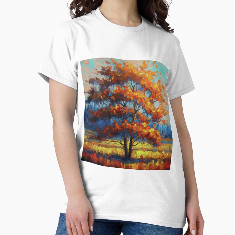 Line Art water colour tree Painting by BestArtByArvind