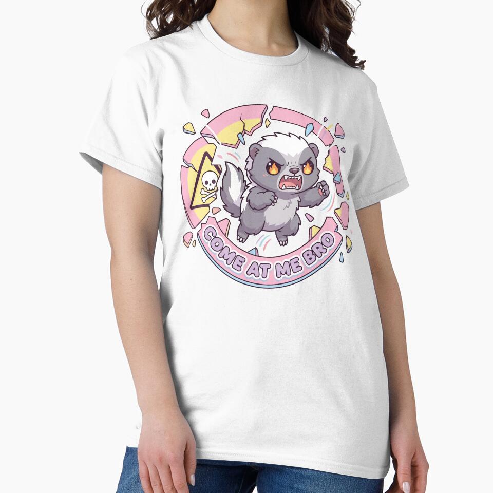 Come At Me Bro Kawaii Honey Badger Cute by Arc2020