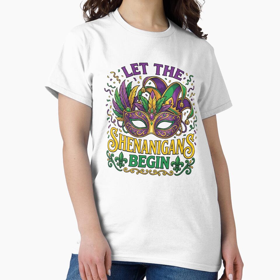 Festive Mask & Jester Hat - Let The Shenanigans Begin by anhemdori2022