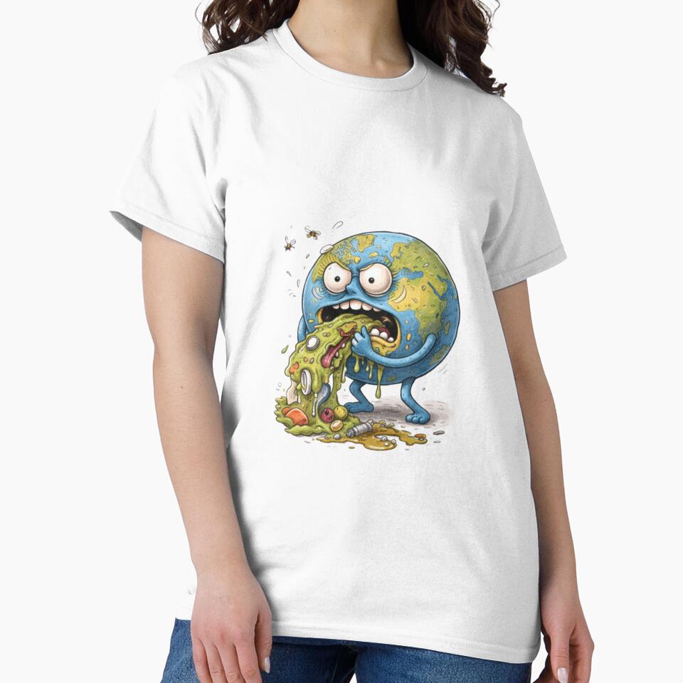 Unhinged Planet Cartoon – Chaotic Weird Character by Ivy-Triggs