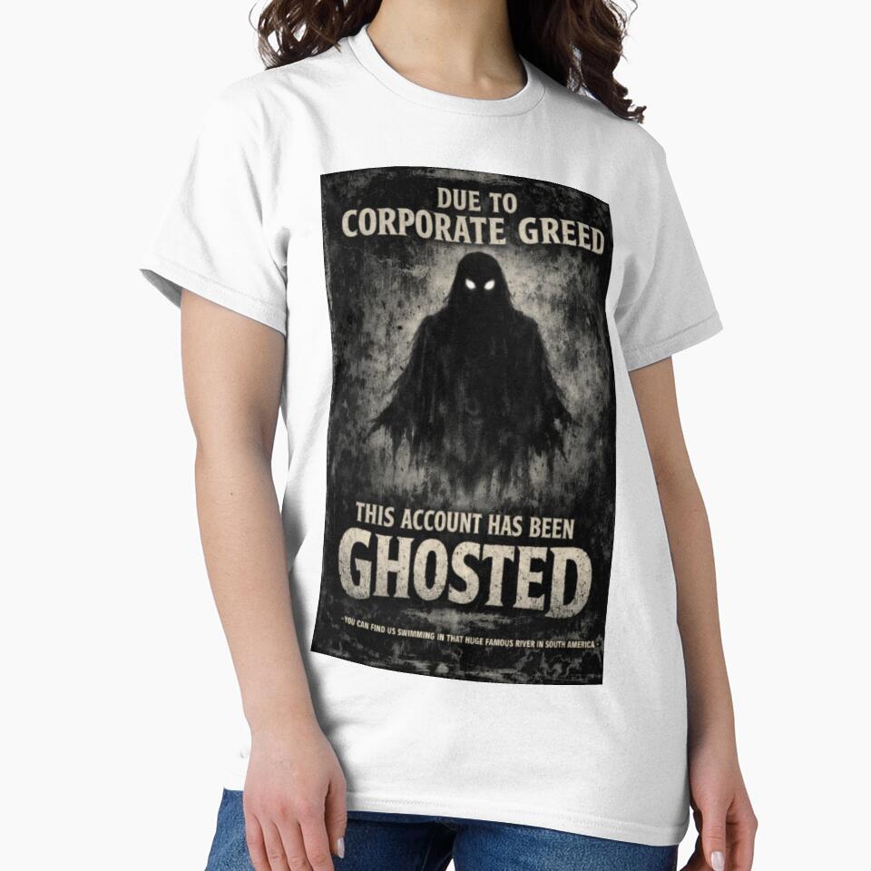 Ghosted by Corporate Greed Dark Humor by MojaveTradePost