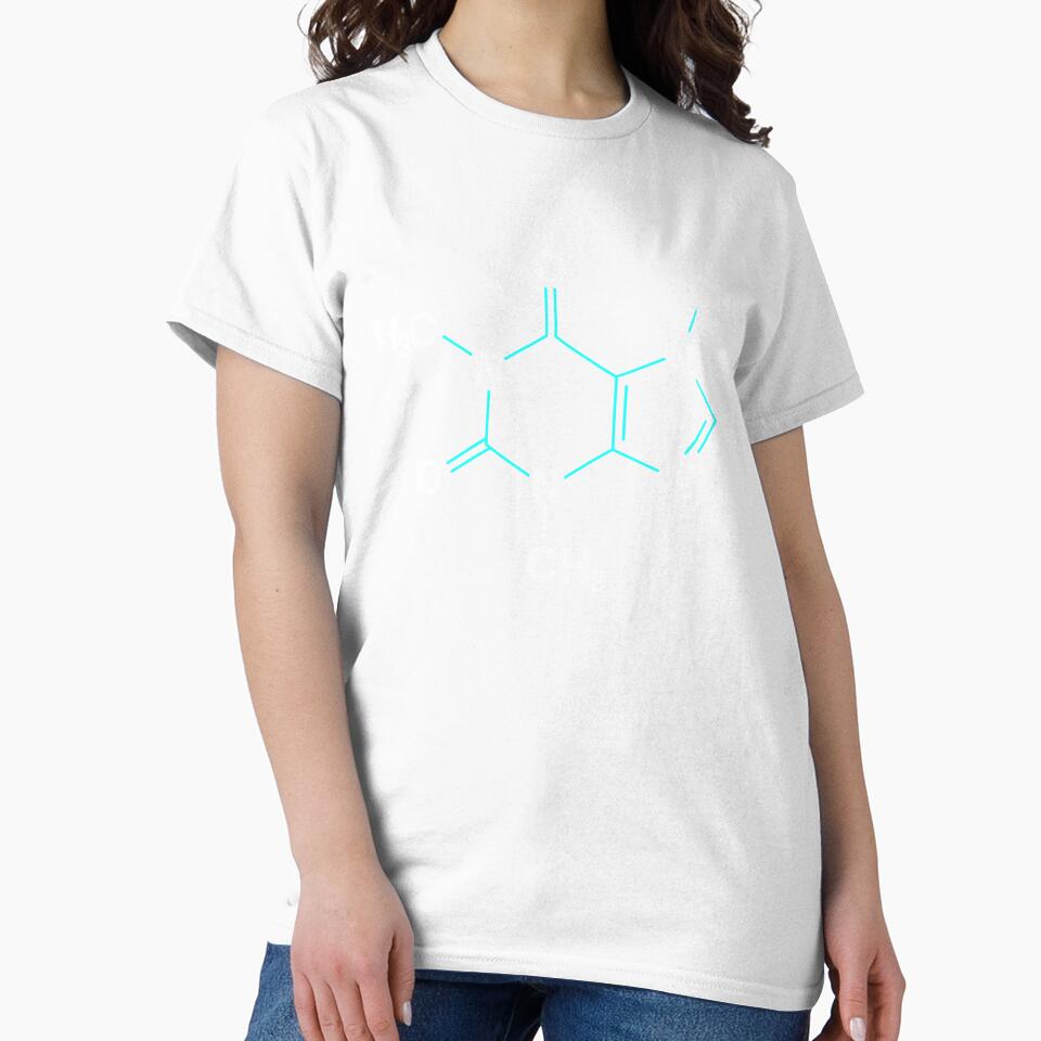 Caffeine Molecule Funny Coffee Chemistry by KendraHenke