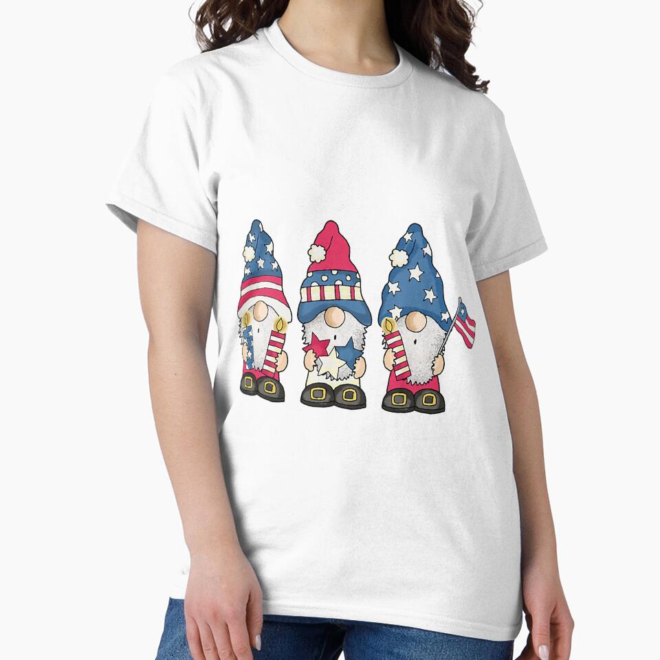 Patriotic Gnomes Merry Christmas Xmas by BundlerVq
