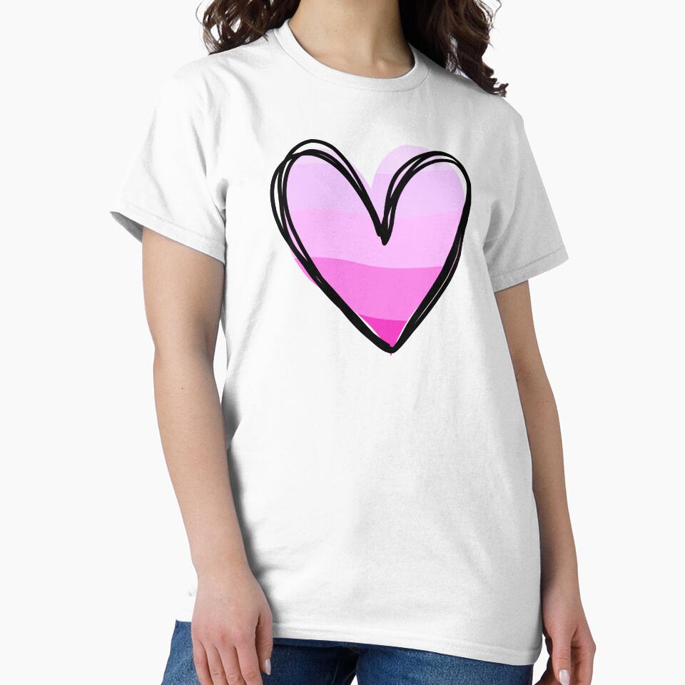 Valentine's Day Heart Boyfriend Girlfriend Waves Pattern by SStarDesigns