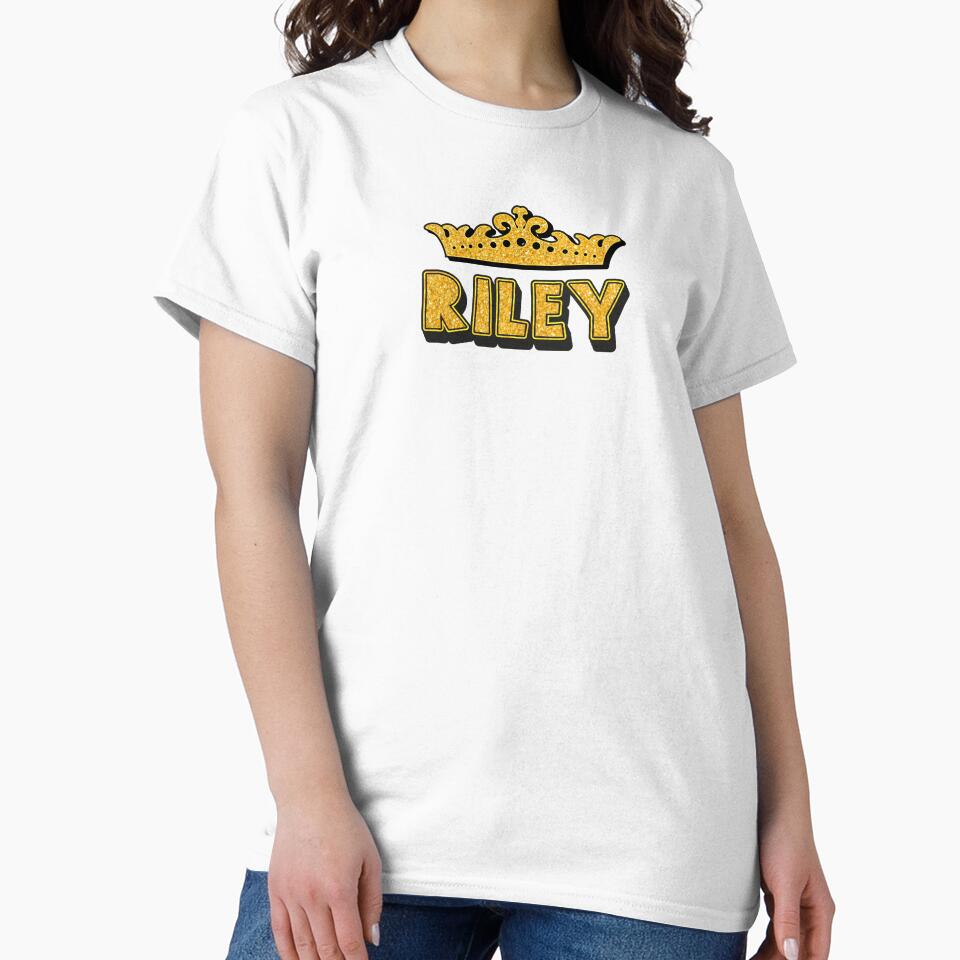 Riley Personalized Funny Custom Name Crown Design by Watsonarts