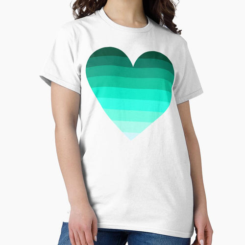 Aesthetic Aquamarine Gradient Pattern by quinellie