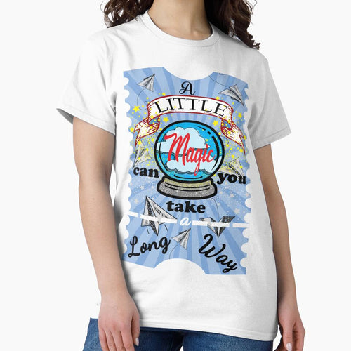 A little Magic Can Take you a Long Way Cute Drawing Quotes Novelty Gifts. by TIXLIFE