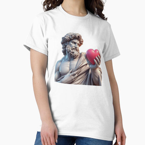 aesthetic greek statue with heart- valentines day by JK-motivation