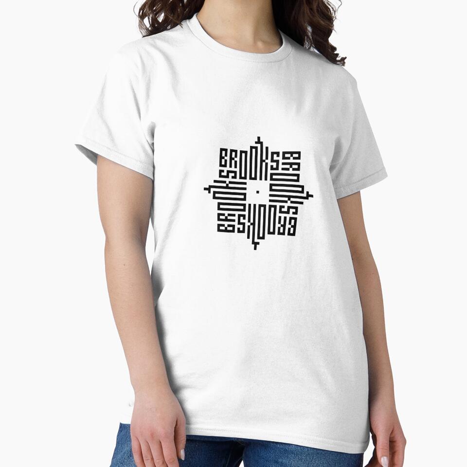 BROOKS | Black  | Modern Geometric Kufi Calligraphy | From Name to Art by FOR YOUR NAME