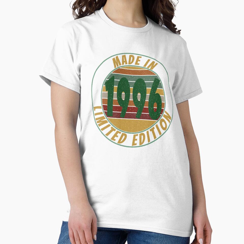Made In 1996 Limited Edition Retro Vintage by Qudkin