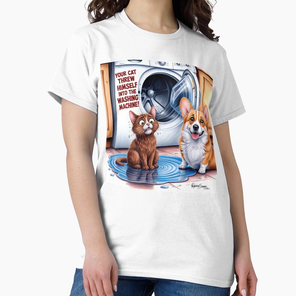 Washed Up Cat: Not My Fault! by All Creative Designer