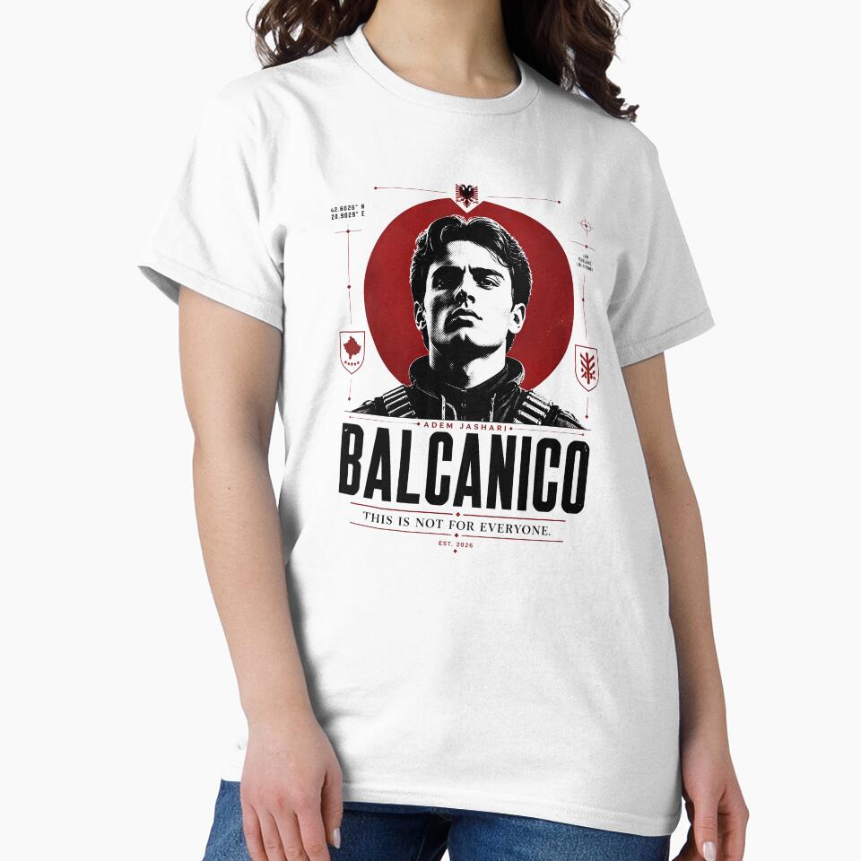 BALCANICO Adem Jashari This is not for everyone Tee by BALCANICOO