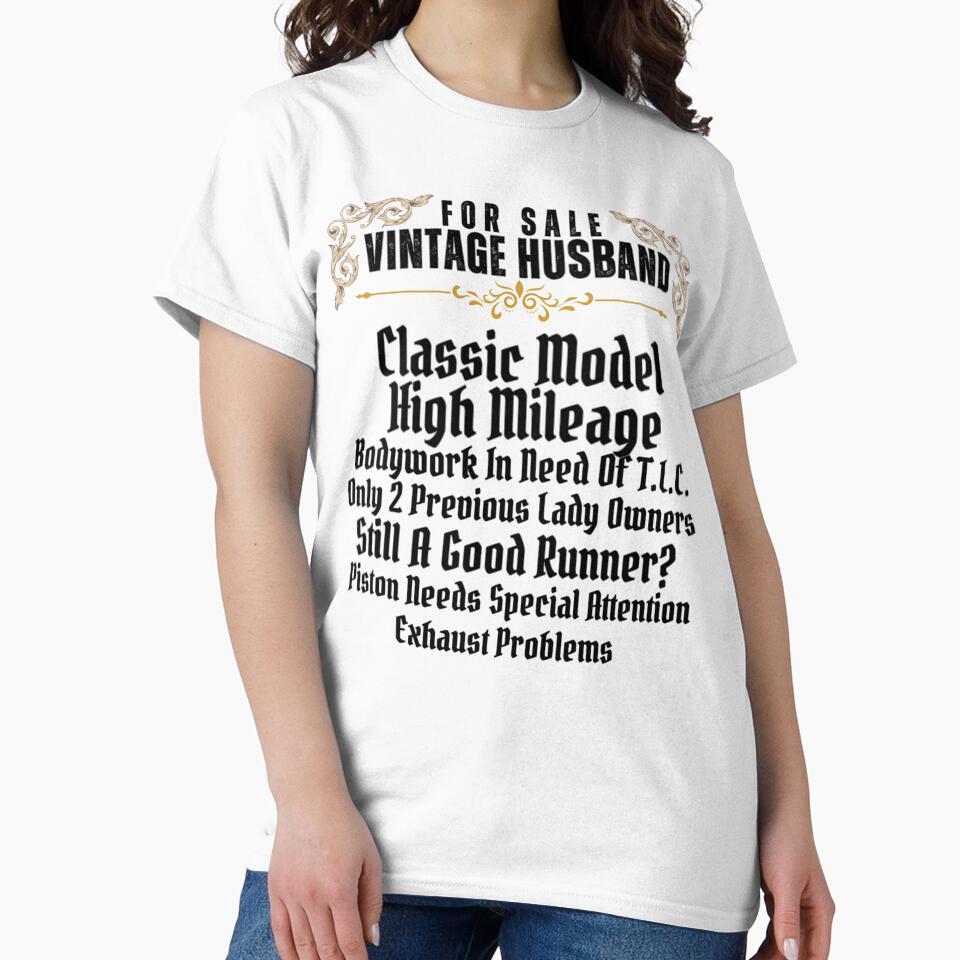 For Sale Vintage Husband Funny Married Couple Retro Mechanic Humor by Pixiorra