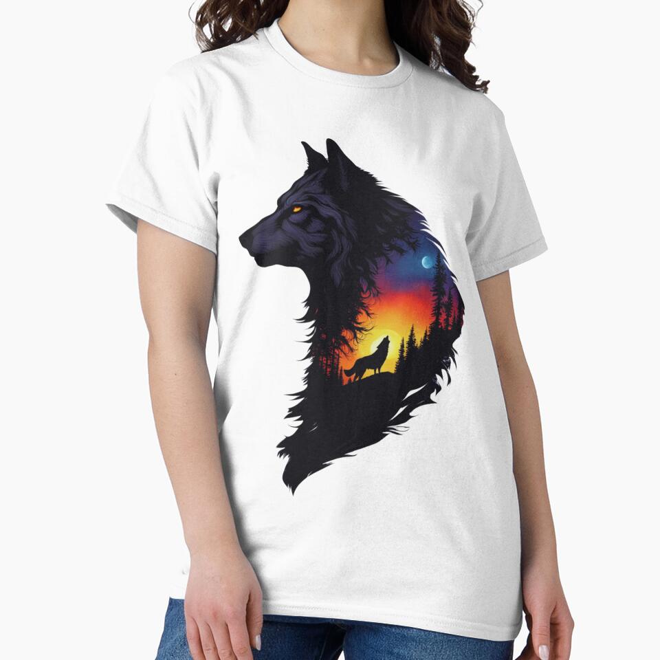 Wolf in the afterglow by Toms Tee