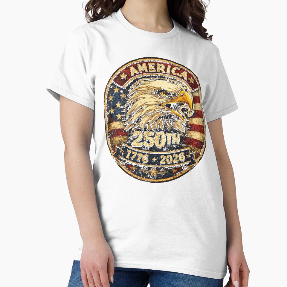 Rustic America 250th Anniversary Eagle 1776-2026 by Iron Eagle Co.