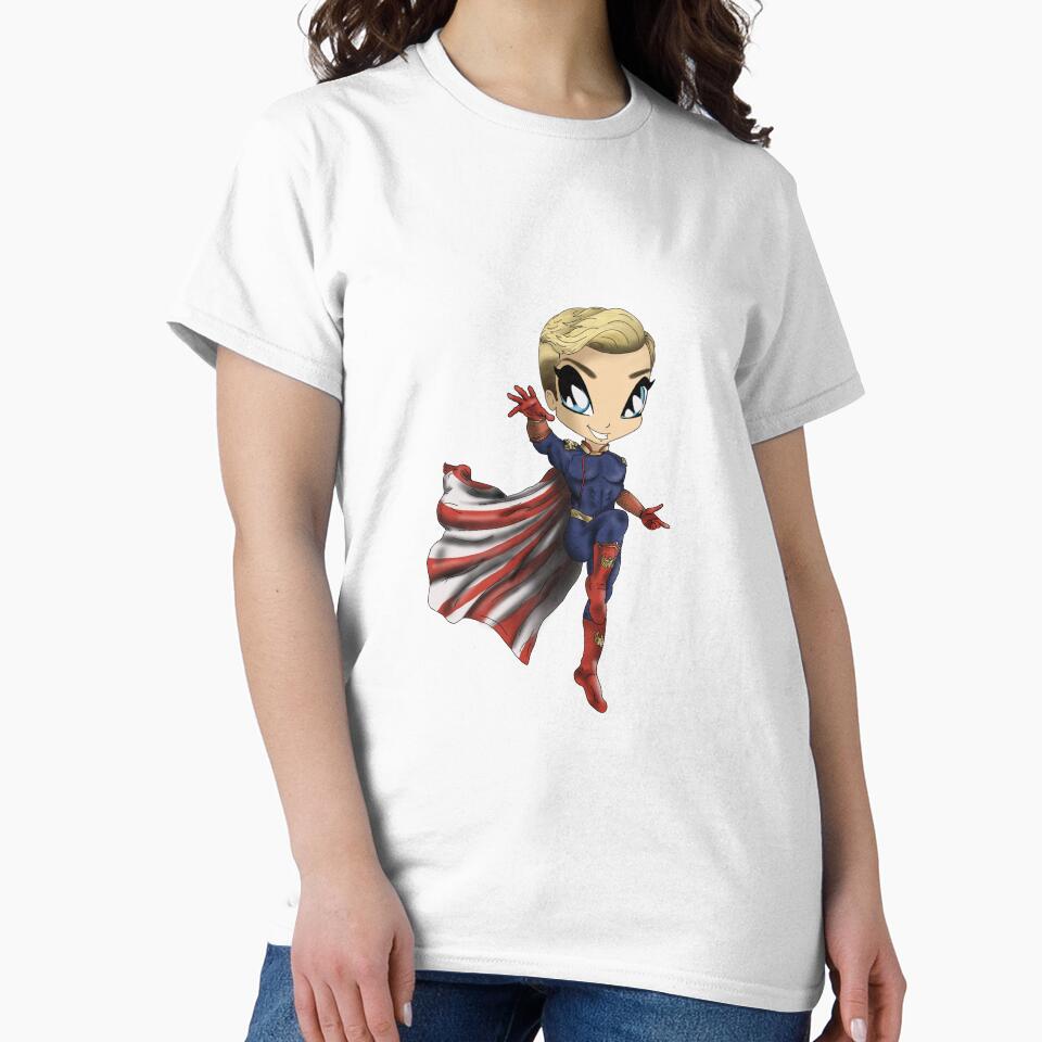 Homelander the boys superhero cartoon by ciseauxamour