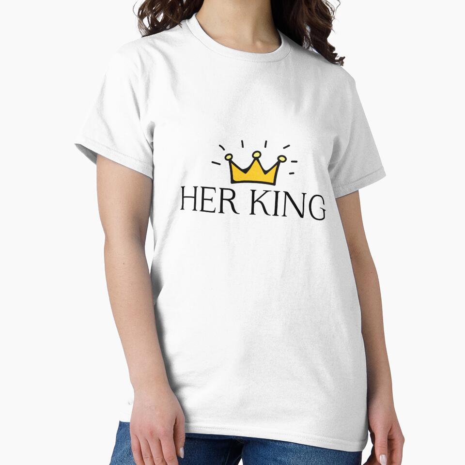 Valentine's day gift for him - Her King by Sam Creations